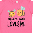 thumbnail image 4 of Inktastic Bees My Great Aunt Loves Me Boys or Girls Toddler T-Shirt, 4 of 5