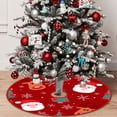 thumbnail image 7 of Christmas Clearance 30Inch Christmas Tree Skirt Winter Snowflake Tree Skirt Soft Thick Plush Tree Skirt for Christmas Tree Decoration, 7 of 7