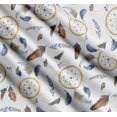 thumbnail image 3 of Soimoi Cotton Poplin Fabric Feather & Dream Catcher Home Decor Print Fabric by the Yard 42 Inch Wide, 3 of 7