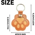 thumbnail image 6 of Dog Hair Collector Keychain, Cute Paw Shaped Pet Souvenir Keychain, Leather Commemorative Dog Hair Souvenir Keychain, 6 of 7