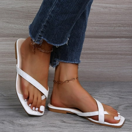 

Njoeus Summer Ladies Slippers Sandals Casual Women s Shoes Flip-Flops Slippers