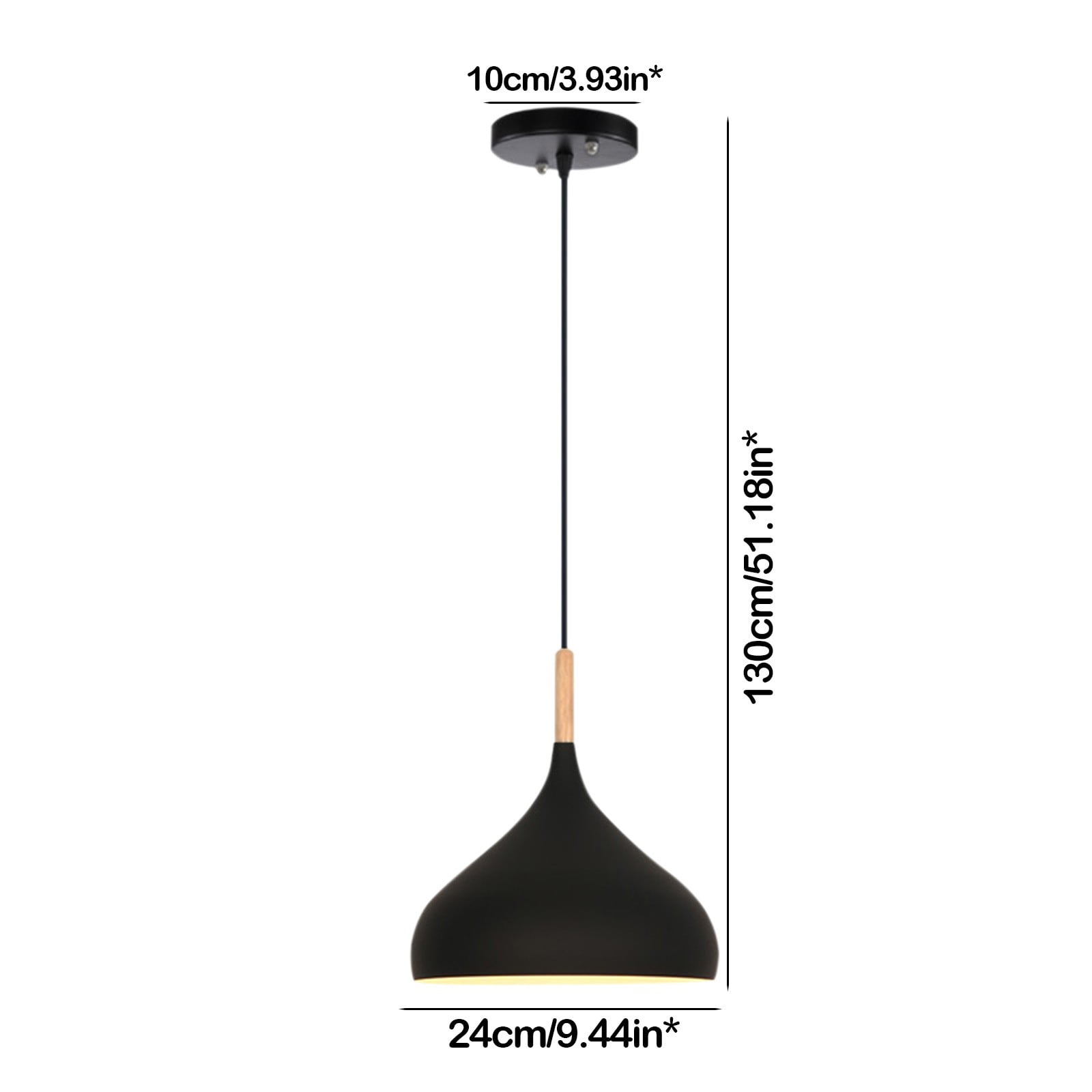 XMMSWDLA Pendant Lights-Industrial Kitchen Pendant Light Fixture Pendant Lamp - 1-Light Hanging Light for Restaurant Dining Room