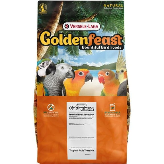 Goldenfeast 82277 17.5 lbs Tropical Fruit Treat Mix for Birds