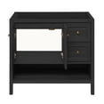 thumbnail image 3 of Swiss Madison SM-BV0602AO-C Chateau 36" Single Free Standing Vanity Cabinet Only - Black, 3 of 7