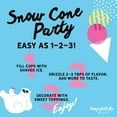 thumbnail image 4 of Thoughtfully Snow Cone Flavor Syrup Party Gift Set, 8 Fruit Flavors, Plastic Bottles, Contains Tree Nuts & Dairy, blue raspberry, Makes 20 Snow Cones, 4 of 6