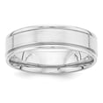 thumbnail image 1 of Solid 14k White Gold Heavy Comfort Fit Unique Wedding Band Ring Size 11, 1 of 3