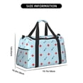 thumbnail image 3 of Fotbe Syringe And Red Cross Bolsa de Viaje con Estampado, Bolsa de Fin de Semana para Mujer con Compartimento para Zapatos, Bolsa de Gimnasio con Bolsillo Húmedo, 3 of 7
