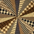 thumbnail image 3 of 40+ Brown and Black Plaid Homespun 6"x6" Precut Quilt Squares Charm Pack by JCS Fabric, 3 of 6