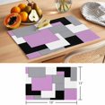 thumbnail image 6 of Abstract Geometric Placemats Set of 4 Mid Century Pink Nordic Place Mats Table Mats Kitchen Dining Home Outdoor Party Table Decoration, 6 of 9