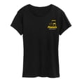 thumbnail image 2 of Peanuts - Snoopy Music - Women's Short Sleeve Graphic T-Shirt, 2 of 5