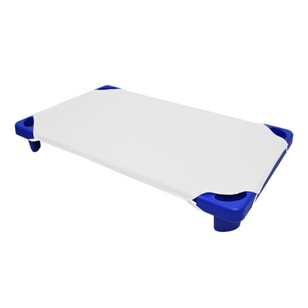 American Baby Company Cotton-Polyester Blend Toddler Cot Sheet 23" x 40" - Soft & Breathable Cot Sheet for Daycare and Preschool, White
