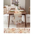 thumbnail image 6 of Table Runners 72 Inches Long Dress Scarves, Orange Pumpkins Fall Farmhouse Kitchen/Dining Table Runner, Coffee Tablerunners, Thanksgiving Flowers Autumn Leaves 13x72 Inch, 6 of 7