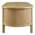 thumbnail image 4 of Modway Cadence Modern Oval Wood Coffee Table, Oak, 4 of 9