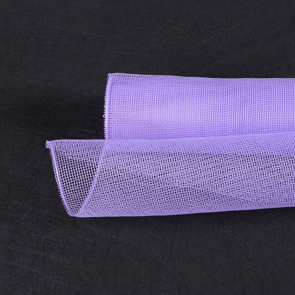 Lavender - Floral Mesh Wrap Solid Color - ( 10 Inch x 10 Yards )