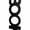 Black, variant on REGALWOVEN Decorative Metal Bookends, Modern Geometric Book Ends for Shelves, Non-Skid Book Stopper for Office Home, Black, 2Pcs Black 4.7"L x 4.7"W x 5.5"H