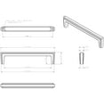 thumbnail image 4 of Jeffrey Alexander 259-128 Lexa 5-1/16" (128Mm) Center To Center Stepped Modern Cabinet, 4 of 7