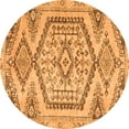thumbnail image 1 of Ahgly Company Indoor Round Persian Orange Traditional Area Rugs, 3' Round, 1 of 1
