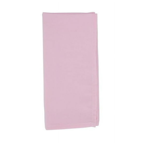 Saro Everyday Square Table Napkins - Pink - Set of 12 20 in.