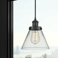 thumbnail image 7 of 916-1P-BK-G41-Innovations Lighting-Cone - 1 Light Cord Hung Mini Pendant In Industrial Style-10 Inches Tall and 8 Inches Wide-Matte Black Finish-Matte, 7 of 7
