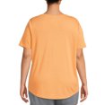 thumbnail image 3 of Terra & Sky Women's Plus Size V-Neck Tee with Short Sleeves, 3 of 5