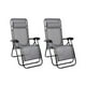 thumbnail image 1 of Set 2 Sillas Camastro Zen Relan Reclinables y Plegables Ideal para Jardin y Terraza Gris, 1 of 9
