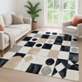 thumbnail image 6 of Addison Rugs Mayfield Premium Machine Washable Transitional Geometric Black Rectangle Rug, 8' x 10', 6 of 6