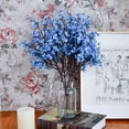 thumbnail image 5 of 15pcs Royal Blue Artificial Flowers Silk Babys Breath Gypsophila 19.7" for Home Kitchen Decor, 5 of 5