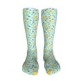 thumbnail image 5 of Kdxio Duck Cartoon Funny Silky Novelty Funky Long Knee High Socks Soft 3D Print Cosplay Crazy Stockings for Men Women, 5 of 8