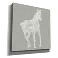 thumbnail image 2 of Epic Graffiti 'Modern Farm Horse III' by Linda Woods, Canvas Wall Art, 37"x37", 2 of 3