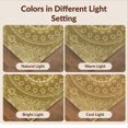 thumbnail image 7 of Design&I 6'x9' Ultra Soft Area Rug, Boho Decorative Concentric Petal Motif Faded Large Mediterranean None Fluffy Washable Non Shedding for Guest Room Bedroom Living Room, 7 of 7