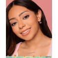 thumbnail image 4 of Pendientes Disney Stitch Hoop plateados chapados en destello para mujer, 4 of 6