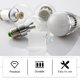 thumbnail image 4 of E26 Screw Light Socket 4Pcs Beige Ceramic Light Bulb Holder Crack Resistant for Lamp Use, 4 of 4