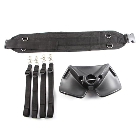 KUFptva Comfortable Fishing Fighting Waist Belt Adjustable Fishing Belt Rod Holder Waist Belt for Saltwater/Freshwater Fishing