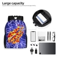 thumbnail image 6 of Prestonplayz Pizza Backpack 3D Print Lightweight Bookbag Casual Sport Daypack Travel Bag Laptop, 6 of 8