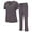 CHARCOAL, variant on NATURAL UNIFORMS Womens Scrub Set Lightweight Stretch with 12 Pockets