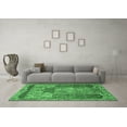 thumbnail image 3 of Ahgly Company Indoor Round Persian Emerald Green Traditional Area Rugs, 7' Round, 3 of 4