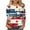 Khaki B, variant on Kezqiaxn 4Th Of July 3/4 Length Sleeve Womens Tops Summer Crew Neck Casual Work Business Blouses Shirts Plus Size Clothes for Women