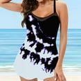 thumbnail image 4 of Womens Tankini Bathing Suit for Women Two Piece Bathing Suits Plus Size Swimsuit Swimsuits Tummy Control Swimwear, 4 of 9