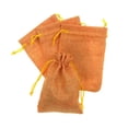 thumbnail image 3 of Bolsa de lino de imitación con cordón para embalaje de joyería, bolsa de regalo de dulces para almacenamiento de Navidad, 7x9, 8x10, 10x14, 13x18cm, 100 unidades, 3 of 4