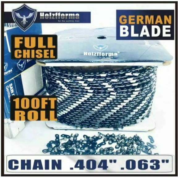 HolzfformaÂ® 100FT Roll .404â€ .063 Full Chisel Saw Chain 2 - 4 Day Delivery