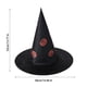 thumbnail image 5 of Sombrero de Bruja de Halloween con Gancho | Accesorio de Tela para Disfraz Espeluznante y Decoración Colgante para Exteriores para Cercas de Árboles de Jardín | Decoración Resistente a La Intemperie, 5 of 5