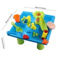 thumbnail image 2 of Kids Beach Toys Sand and Water Play Set Outdoor Summer Durable Plastic Sandbox Tools for Children Kids Sand and Water Table – 24 Piece Sensory Activity Play Set for Toddlers, 2 of 3