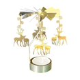 thumbnail image 2 of Hot Spinning Rotary Metal Carousel Tea Light Candle Holder Stand Light  Gift, 2 of 2