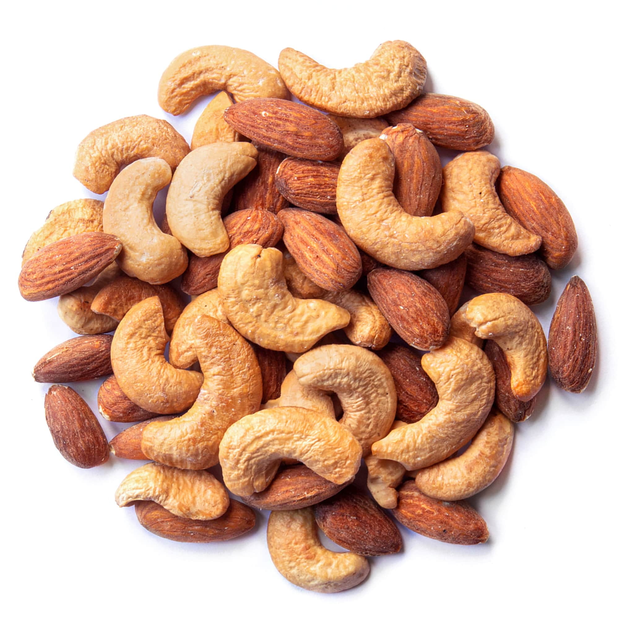 Organic Dry Roasted Almonds and Cashews Mix, 1 Pound – Unsalted Oven Roasted Nuts, Non-GMO, Protein Rich Trail Mix, Healthy Vegan Snack, No Oil Added, Kosher Blend, Bulk