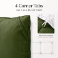 thumbnail image 6 of KINMEROOM Twin XL / Full Size 3-Piece All-Season Down Alternative Comforter Set Leaf Green (Comforter and Pillowcase Bedding Set), 6 of 8
