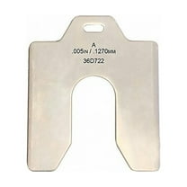 Manufacturer Varies Slotted Shim 2 x 2" x 0.005", Pk20 36D722