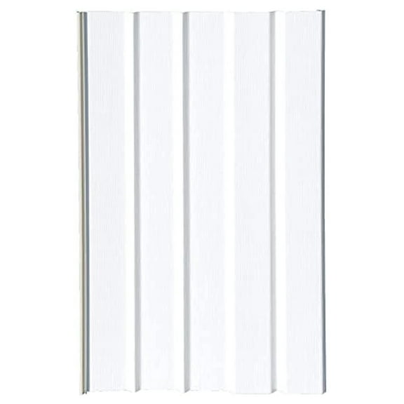 Mobile Home Vinyl Skirting Box of 8 White Solid Panels 16" Wide by 35" Tall. Premium 40 Mil Thickness