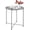 Grey, variant on End Table Metal Side Table Pink Round Folding Tray Cyan Sofa Small Accent Fold-able Table, Round End Table Tray, Next to Sofa Table, Snack Table for Living Room and Bed Room