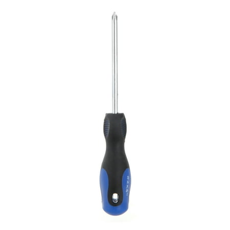 Grip Power Tool Screwdriver - Hyper Tough TS60211Z #2 X 4 Inch Phillips Screwdriver With Comfort Grip Handle