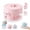 (Pink), variant on 3-In-1 Retainer Case With Mirror & Cleaning Brush, All-In-One Retainer Storage Case, Portable Aligner Storage Box With Mirror Cleaning Brush Drain Tray(Pink)